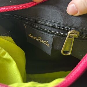 Laurel Burch Lime Green and Hot Pink Tote Bag